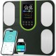 Body Fat Scales, Smart Scales for Body Weight & Fat - Digital BMI 20 Body Composition Scale with App, Measures Muscle Mass, Visceral Fat, Hydration Level - 180kg Capacity