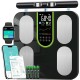 LETRON Scales for Body Weight, Digital Body Fat Scales with 8 Electrodes, 58 Body Datas Smart Scales with App, Bluetooth Full Body Composition Scale for BMI, Muscle Mass, BMR, Large LCD Display, 180kg/400lb