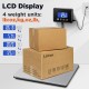 Postal Scales, 660lb/1oz High Precision LCD Display Parcel Scales, Parcel Weighing Scales with Hold and Tare Function for Luggage, Package, Warehouse, 2 AAA Batteries and Charging Cable Included