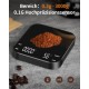 Coffee Scale With Timer, Mini Coffee Scale 3000g/0.1g Espresso Scale With Led Display, Rechargeable Precision Scale, Coffee Scale, Portable Digital Kitchen Scale For Espresso And Pour-Over, Touch Button, Tare Function, Usb-C